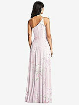 Rear View Thumbnail - Watercolor Print Bella Bridesmaids Dress BB130