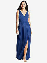 Front View Thumbnail - Classic Blue Bella Bridesmaids Dress BB131