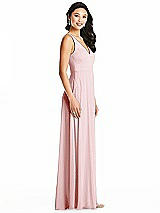 Side View Thumbnail - Ballet Pink Bella Bridesmaids Dress BB131