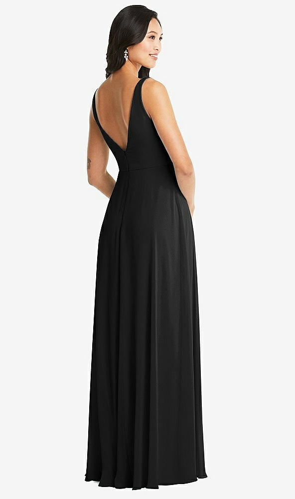 Back View - Black Bella Bridesmaids Dress BB131