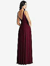 Rear View Thumbnail - Cabernet Bella Bridesmaids Dress BB131