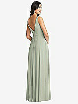 Rear View Thumbnail - Celadon Bella Bridesmaids Dress BB131