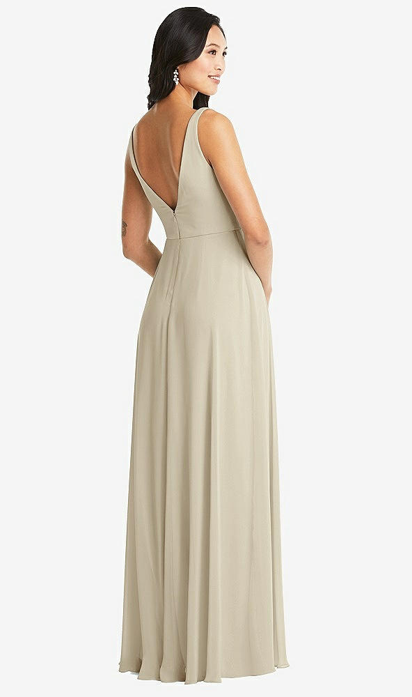 Back View - Champagne Bella Bridesmaids Dress BB131