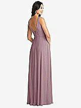 Rear View Thumbnail - Dusty Rose Bella Bridesmaids Dress BB131