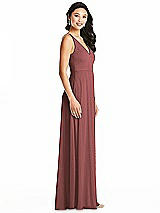 Side View Thumbnail - English Rose Bella Bridesmaids Dress BB131