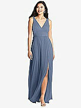 Front View Thumbnail - Larkspur Blue Bella Bridesmaids Dress BB131