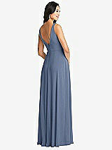 Rear View Thumbnail - Larkspur Blue Bella Bridesmaids Dress BB131