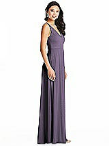 Side View Thumbnail - Lavender Bella Bridesmaids Dress BB131