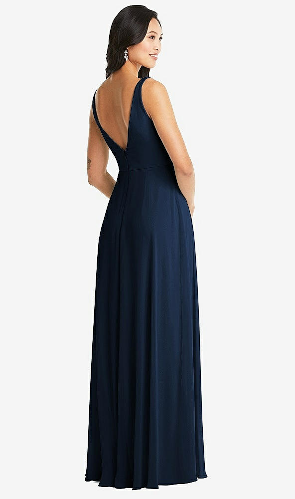 Back View - Midnight Navy Bella Bridesmaids Dress BB131