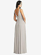 Rear View Thumbnail - Oyster Bella Bridesmaids Dress BB131