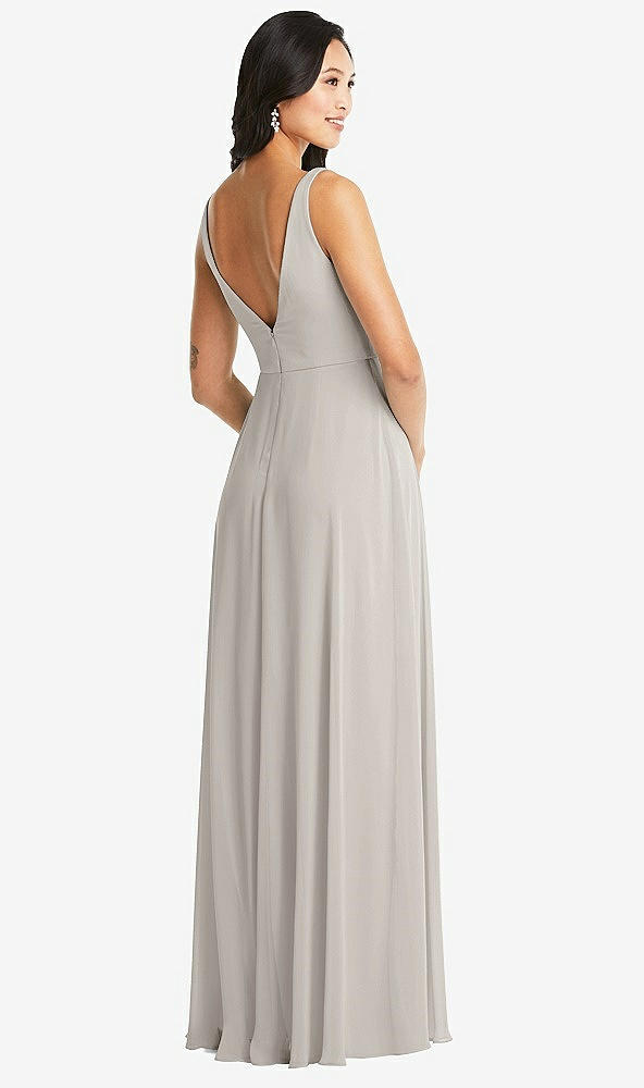 Back View - Oyster Bella Bridesmaids Dress BB131