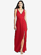 Front View Thumbnail - Parisian Red Bella Bridesmaids Dress BB131