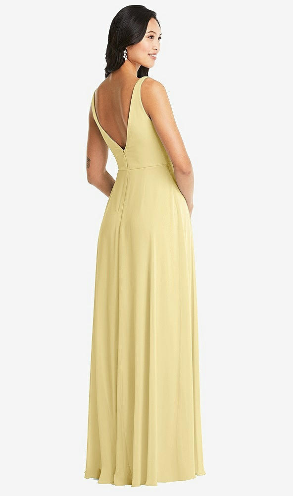 Back View - Pale Yellow Bella Bridesmaids Dress BB131