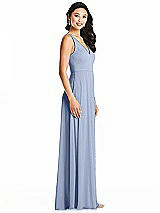 Side View Thumbnail - Sky Blue Bella Bridesmaids Dress BB131