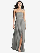 Front View Thumbnail - Chelsea Gray Bella Bridesmaids Dress BB132