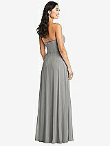 Rear View Thumbnail - Chelsea Gray Bella Bridesmaids Dress BB132