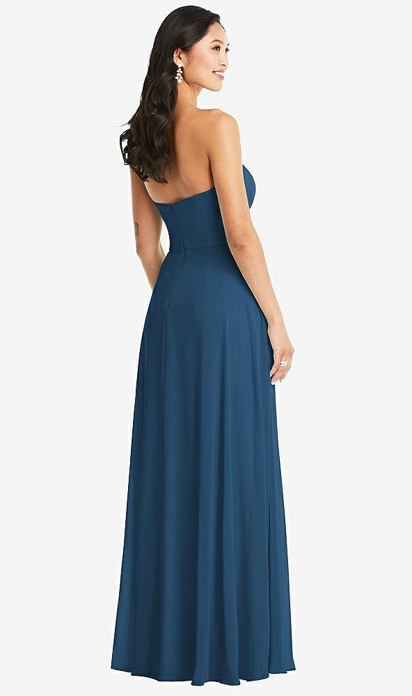 Back View - Dusk Blue Bella Bridesmaids Dress BB132