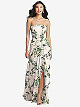 Front View Thumbnail - Palm Beach Print Bella Bridesmaids Dress BB132