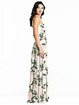 Side View Thumbnail - Palm Beach Print Bella Bridesmaids Dress BB132