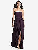 Front View Thumbnail - Aubergine Bella Bridesmaids Dress BB132