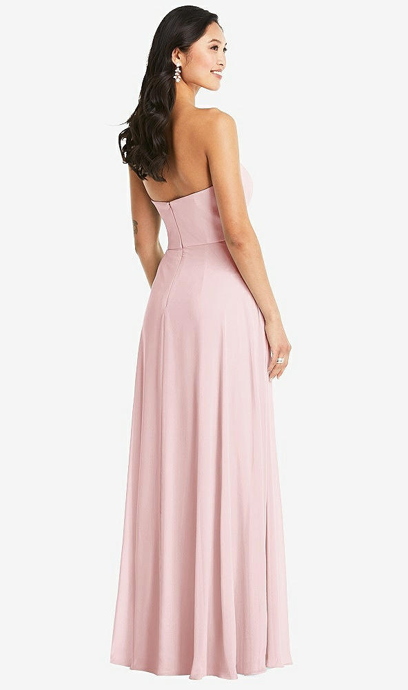 Back View - Ballet Pink Bella Bridesmaids Dress BB132