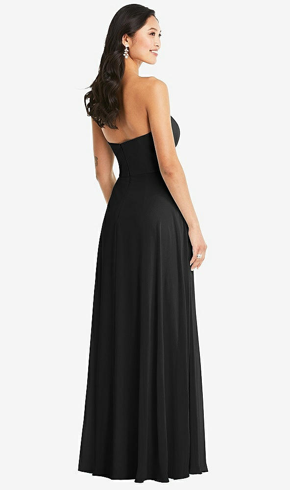 Back View - Black Bella Bridesmaids Dress BB132