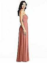 Side View Thumbnail - Desert Rose Bella Bridesmaids Dress BB132