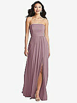 Front View Thumbnail - Dusty Rose Bella Bridesmaids Dress BB132