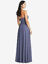 Rear View Thumbnail - French Blue Bella Bridesmaids Dress BB132