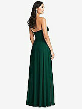 Rear View Thumbnail - Hunter Green Bella Bridesmaids Dress BB132