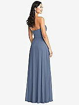 Rear View Thumbnail - Larkspur Blue Bella Bridesmaids Dress BB132