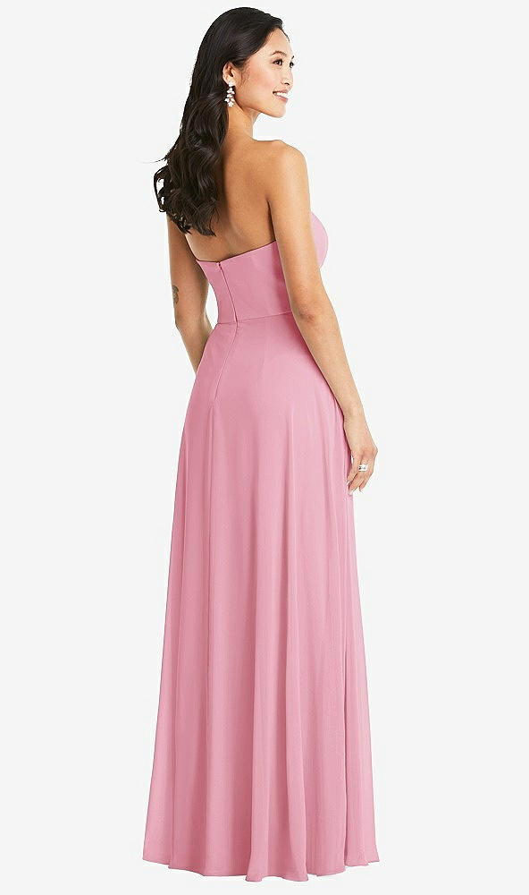 Back View - Peony Pink Bella Bridesmaids Dress BB132