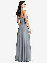 Rear View Thumbnail - Platinum Bella Bridesmaids Dress BB132