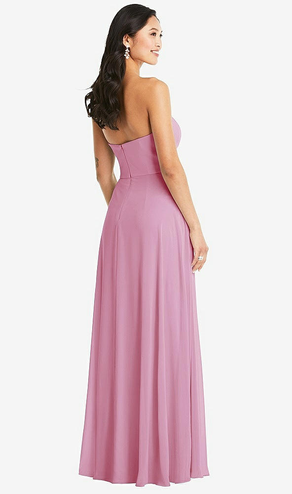 Back View - Powder Pink Bella Bridesmaids Dress BB132