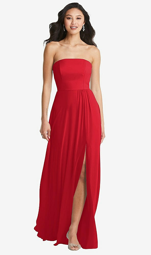 Front View - Parisian Red Bella Bridesmaids Dress BB132