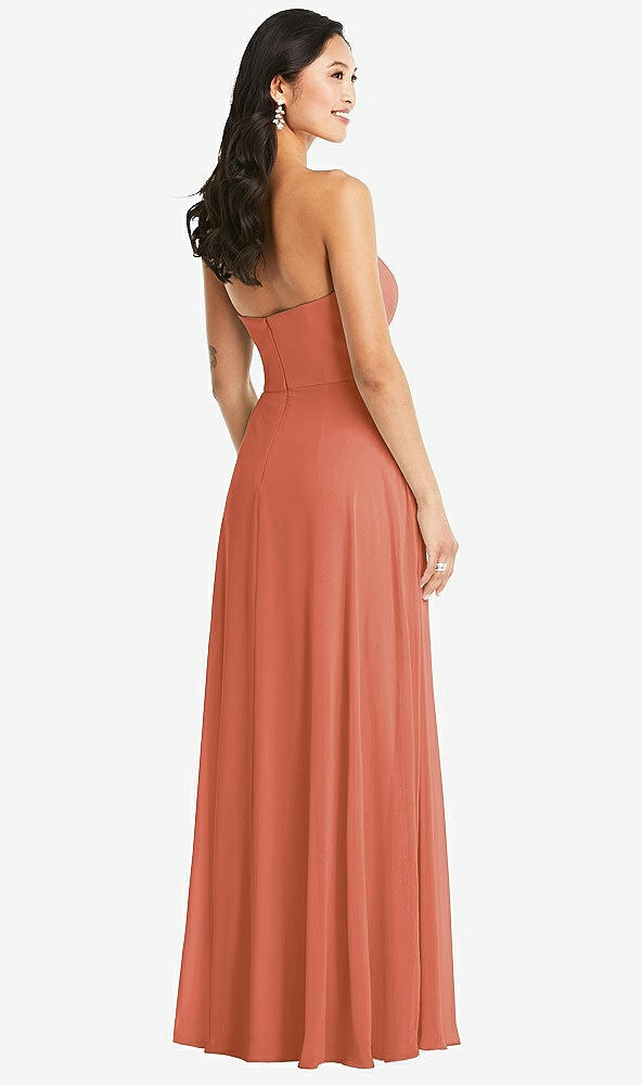 Back View - Terracotta Copper Bella Bridesmaids Dress BB132