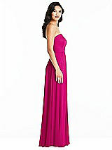 Side View Thumbnail - Think Pink Bella Bridesmaids Dress BB132