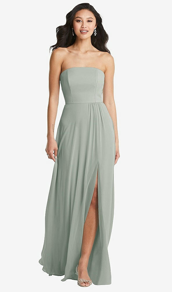 Front View - Willow Green Bella Bridesmaids Dress BB132