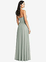 Rear View Thumbnail - Willow Green Bella Bridesmaids Dress BB132