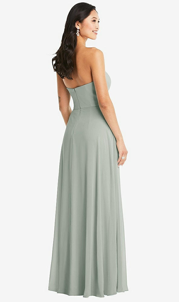 Back View - Willow Green Bella Bridesmaids Dress BB132