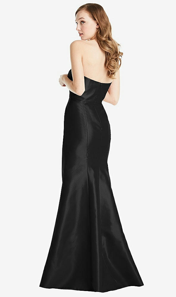 Back View - Black Bella Bridesmaids Dress BB133