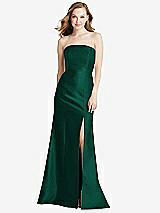 Front View Thumbnail - Hunter Green Bella Bridesmaids Dress BB133