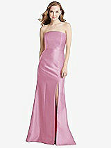 Front View Thumbnail - Powder Pink Bella Bridesmaids Dress BB133