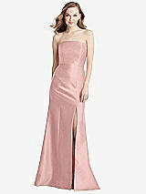 Front View Thumbnail - Rose - PANTONE Rose Quartz Bella Bridesmaids Dress BB133