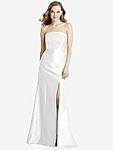 Front View Thumbnail - White Bella Bridesmaids Dress BB133