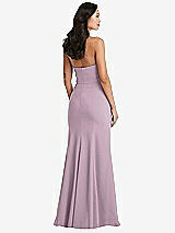 Rear View Thumbnail - Suede Rose Bella Bridesmaids Dress BB134