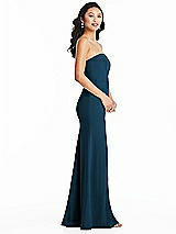 Side View Thumbnail - Atlantic Blue Bella Bridesmaids Dress BB134