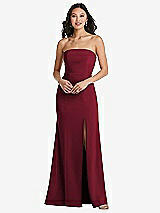 Front View Thumbnail - Burgundy Bella Bridesmaids Dress BB134