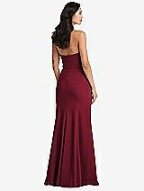 Rear View Thumbnail - Burgundy Bella Bridesmaids Dress BB134