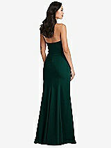 Rear View Thumbnail - Evergreen Bella Bridesmaids Dress BB134